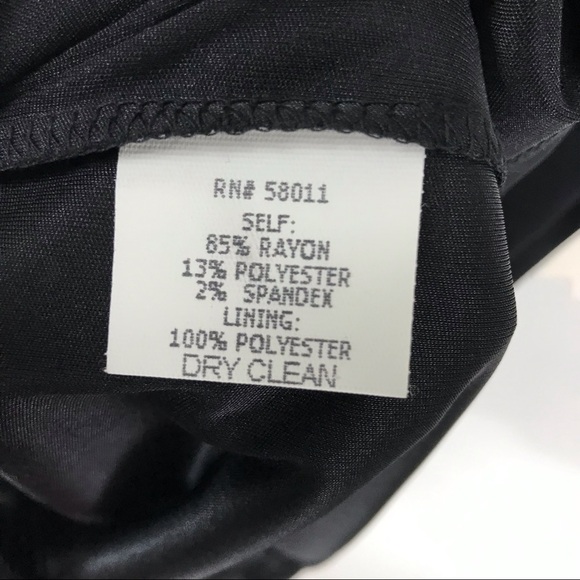 VINTAGE David Meister Black Sleeveless Mini Dress - Picture 10 of 15